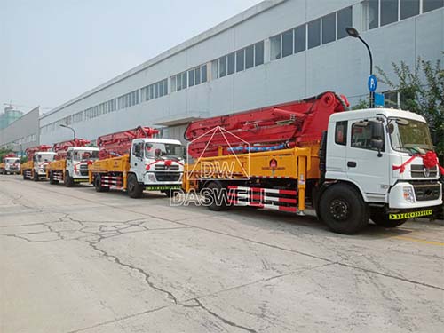 Five Units Of Truck Mounted Concrete Boom Pumps To Philippines