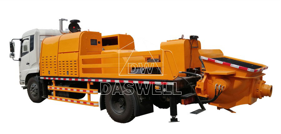 daswell concrete line pump truck for sale