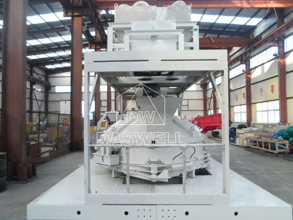 the planetary mixer machine with platform and hopper