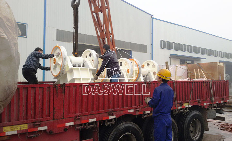 transport the jaw crusher