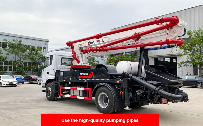 use the high-quality pumping pipes