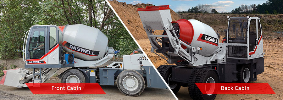different types of self loading mixer