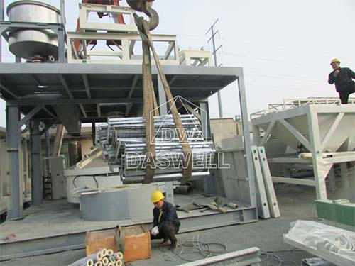 Daswell Exports CBP180 Stationary Batching Plant To Manila, Philippines