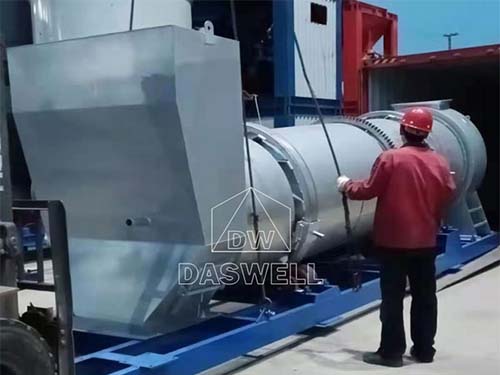 Pack The MADP40 Mobile Asphalt Drum Mixing Plant To Philippines
