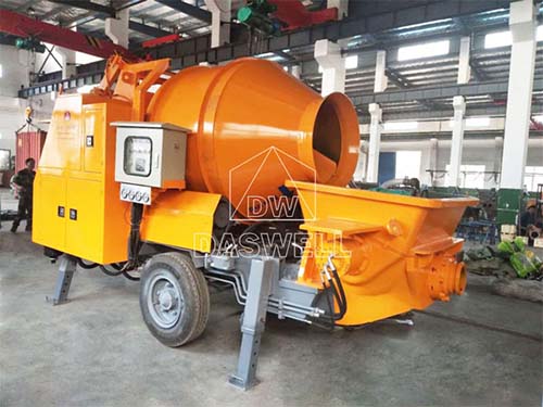 Deliver Daswell Diesel Concrete Mixer Pump To Maldives