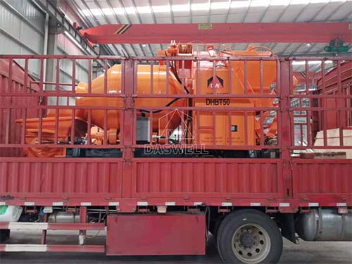 Deliver DMP50 Mixer Pump And CPD40 Trailer Pump To Davao, Philippines