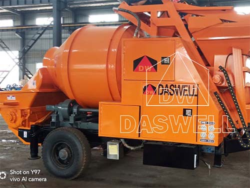 Transport The DMP40 Concrete Mixer And Pump To Warehouse In Philippines