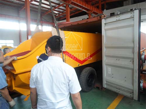 CPD60 Static Concrete Pump Is Delivered To Philippines