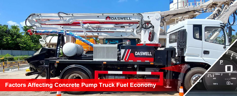 Factors Affecting Concrete Pump Truck Fuel Economy