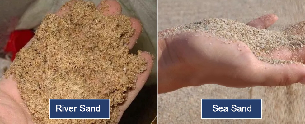 6 Differences Between River Sand and Sea Sand