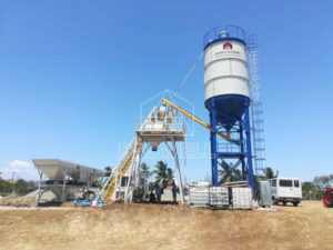 CBP25 mini concrete batch plant for sale