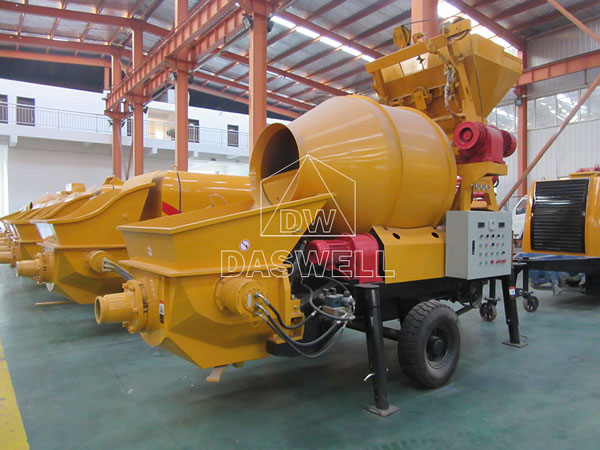 daswell mixer pump machine