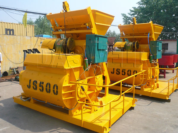 JS500 forced concrete mixer