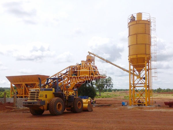 MCBP25 mobile type ready mix plant