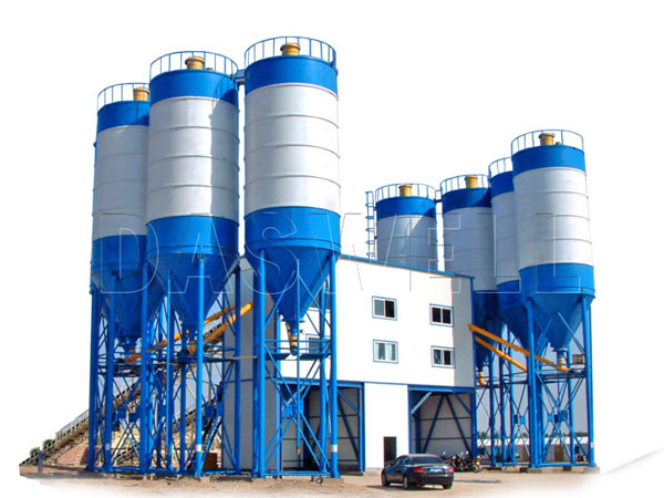 HZS240 concrete batch mix plant manufacturer