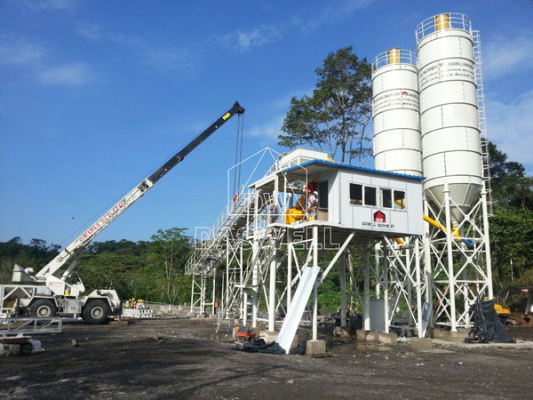 HZS90 cement mixing plant philippines