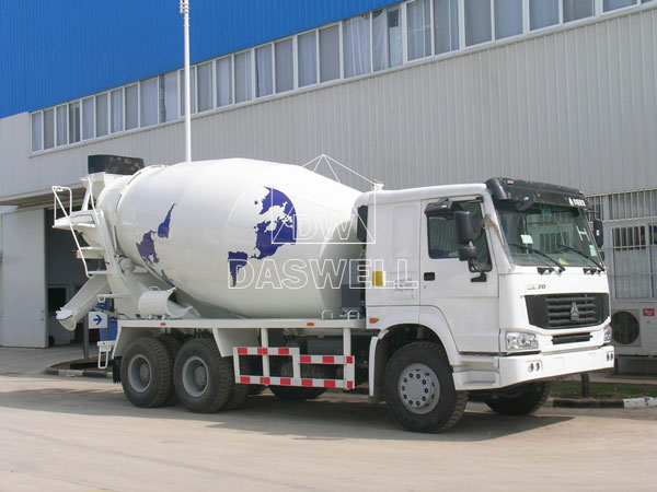 DW-10 concrete cement mixer truck