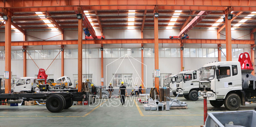 daswell mini pump production factory