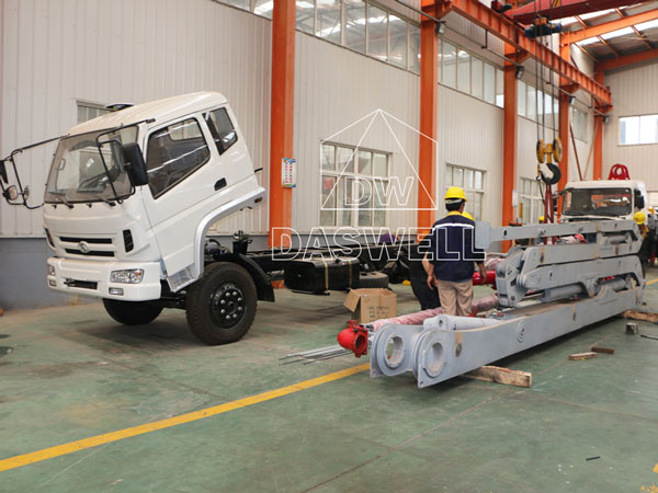 daswell mini pumpcrete machine production factory