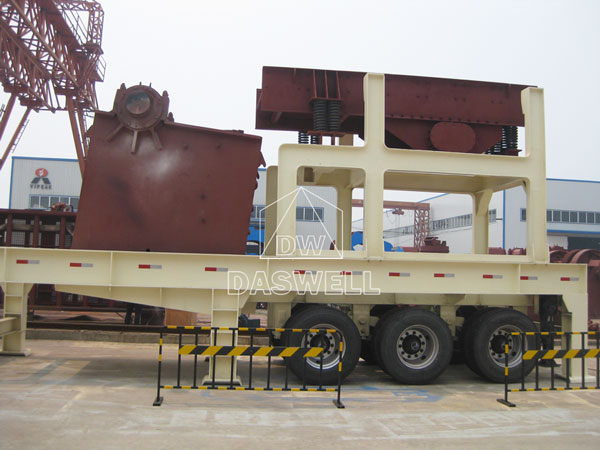 our mobile type crusher product