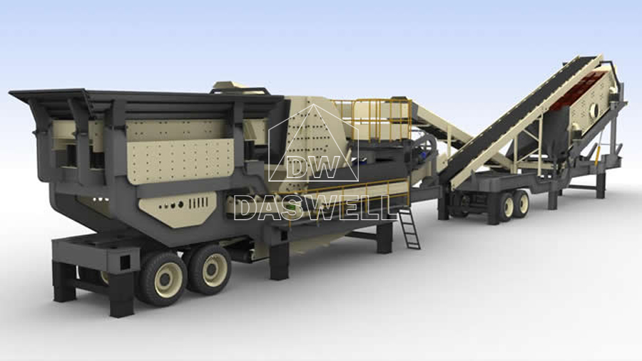 compact structure of mobile plant