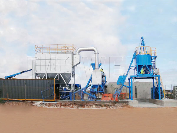 MADP-40 asphalt batch mix plant