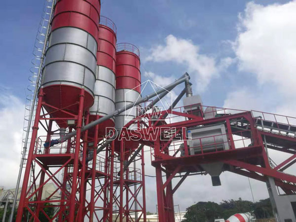 YHZS100 cement mixing plant philippines