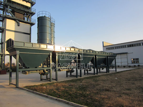 aggregate batching machine of hot mix plant