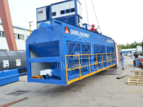 transport the asphalt mixing plant