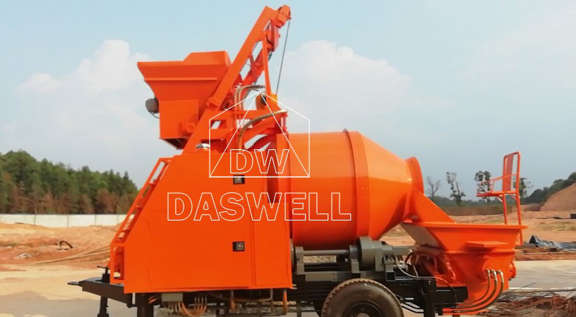 DHBT40 pump machine in site