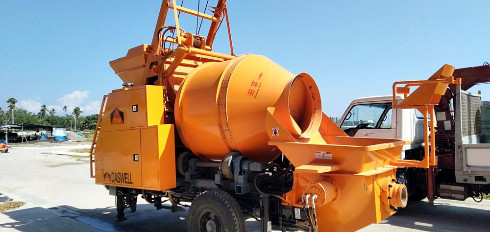 DHBT40 concrete mixer with pump philippines