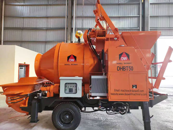 DHBT50 concrete mixer pump