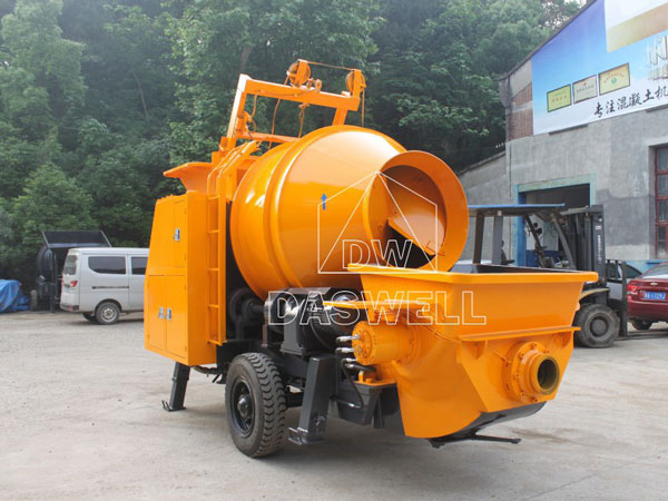 HBT40 concrete pump mixer