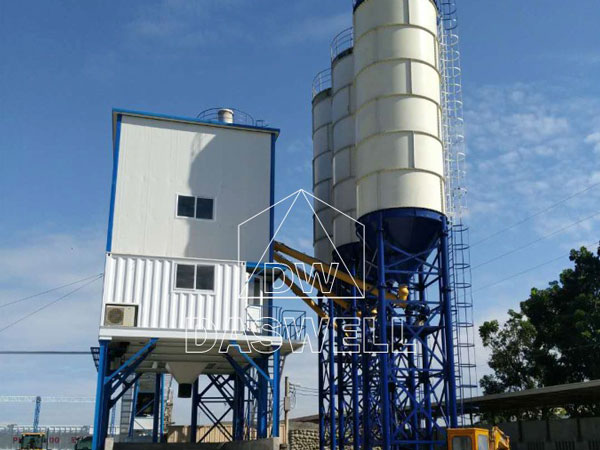 HZS150 batching mixing plant