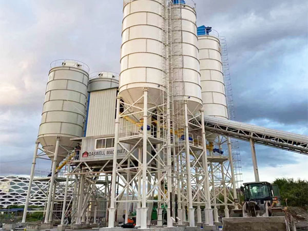 HZS180 automatic concrete plant