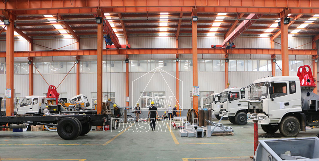 the production factory of pumpcrete