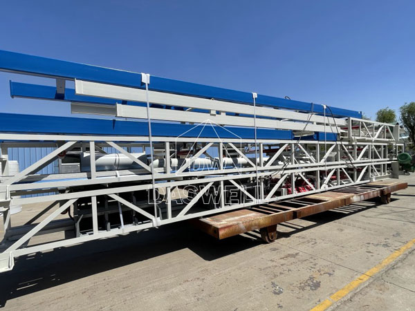 hzs90 belt conveyor plant