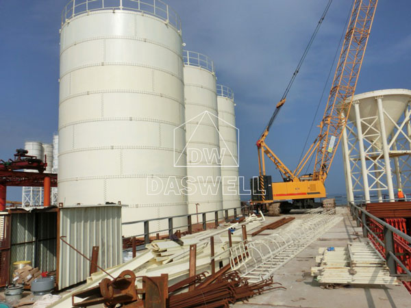 the bolted cement silo