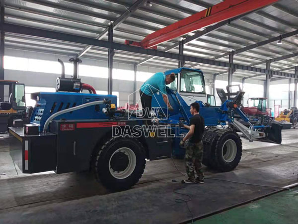 3.5m3 self loading cement mixer