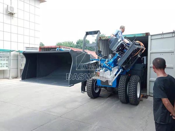 3.5m3 self loading mixer machine