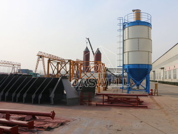 the bolted silo in factory