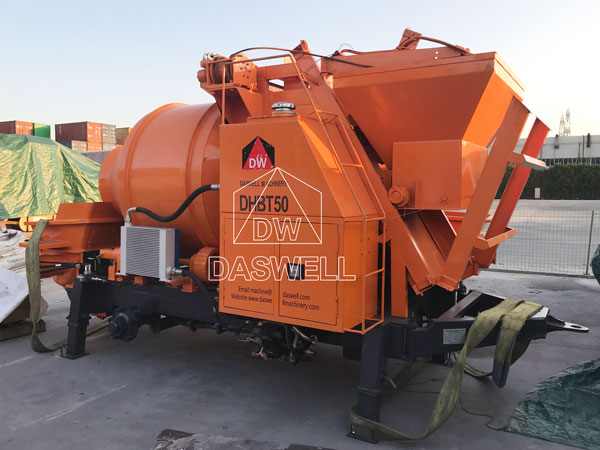 DHBT50 mixing concrete pump