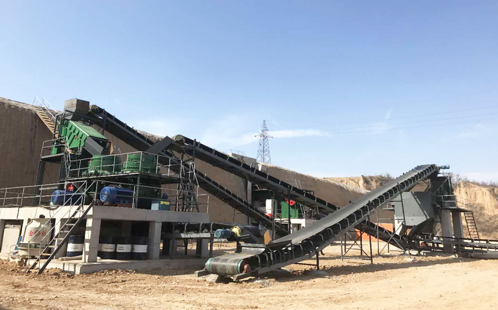 complete aggregate crushing plant