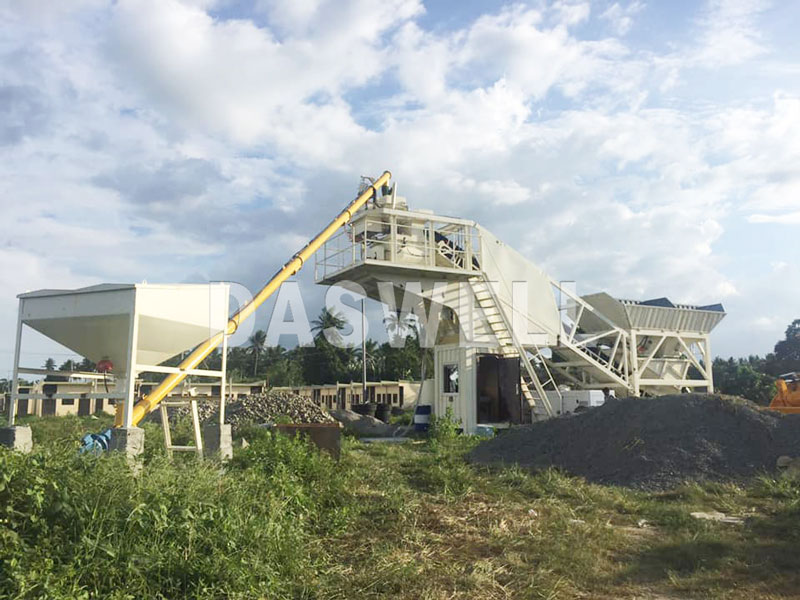 MCBP25 mobile ready mix plant