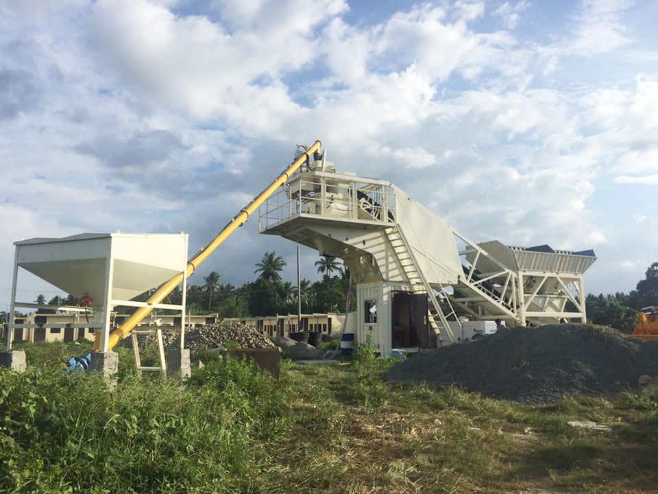 the mobile concrete batching plant