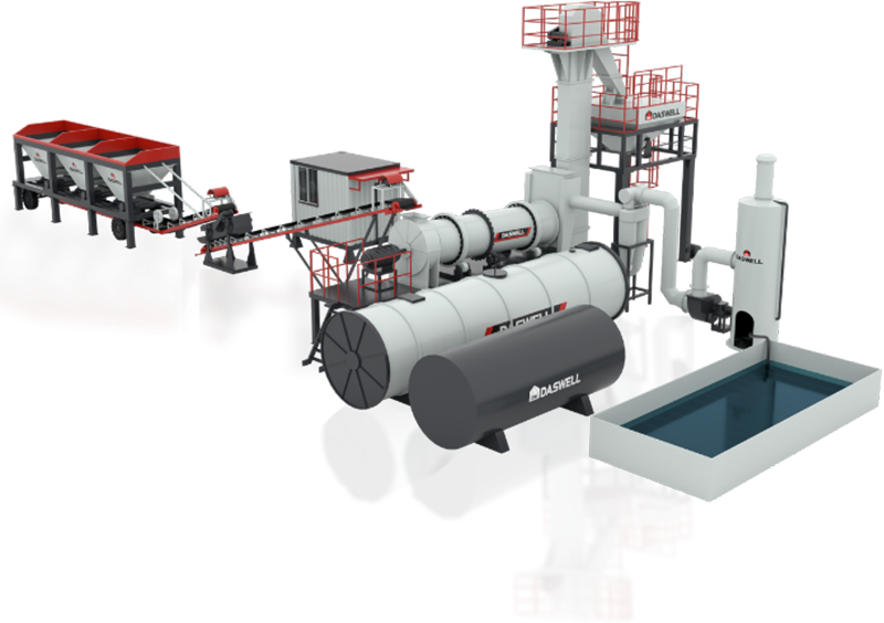 Mobile Asphalt Mixing Plant